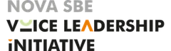 NOVA SBE Voice Leadership Initiative logo — Leadership and communication initiative at NOVA SBE.